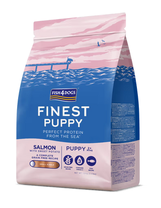 Fish4Pets Finest Perro Cachorro Salmón - Pienso seco para perro