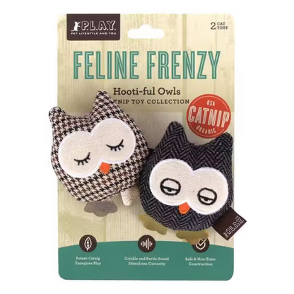 PLAY Feline Frenzy Hooti-ful Owls - Brinquedo para gato