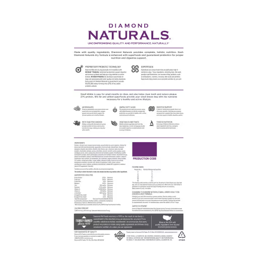 Diamond Naturals Small Breed Adulto Perro Pollo 15Kg