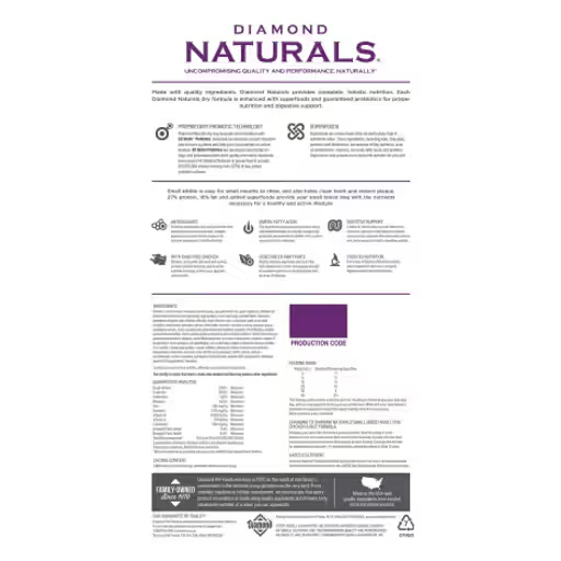 Diamond Naturals Small Breed Adult Cao Frango