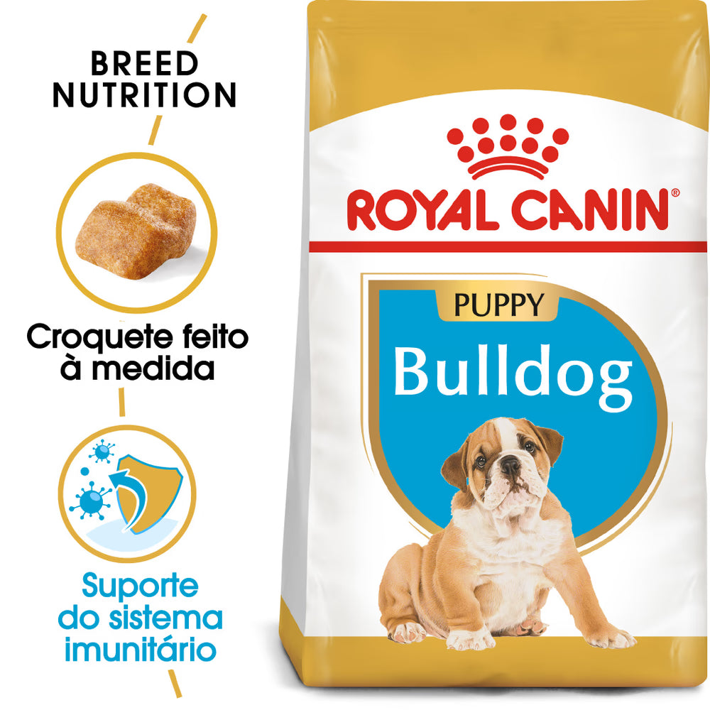 Royal Canin Cão Bulldog Cachorro Aves - Ração seca para cão