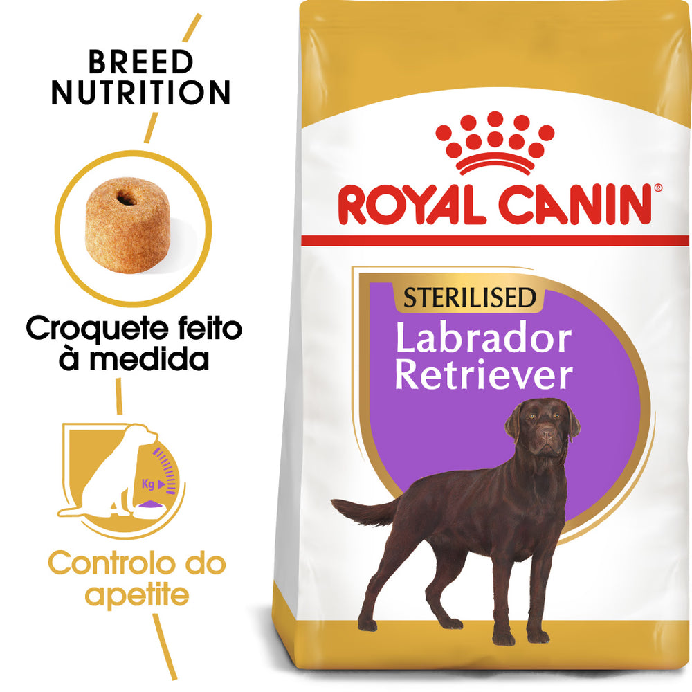 Royal Canin Perro Labrador Retriever Adulto Esterilizado Aves - Pienso seco para perro esterilizado
