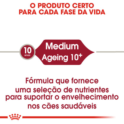 Royal Canin Perro Medium Ageing 10+ Aves - Pienso seco para perro
