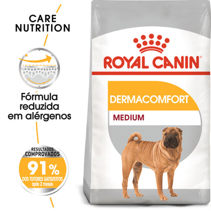 Royal Canin Perro Medium Dermacomfort - Pienso seco para perro con piel sensible