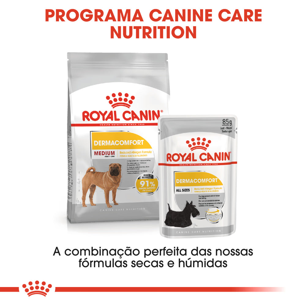 Royal Canin Perro Medium Dermacomfort - Pienso seco para perro con piel sensible
