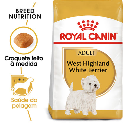 Royal Canin Cão West Highland White Terrier Adulto Aves - Ração seca para cão