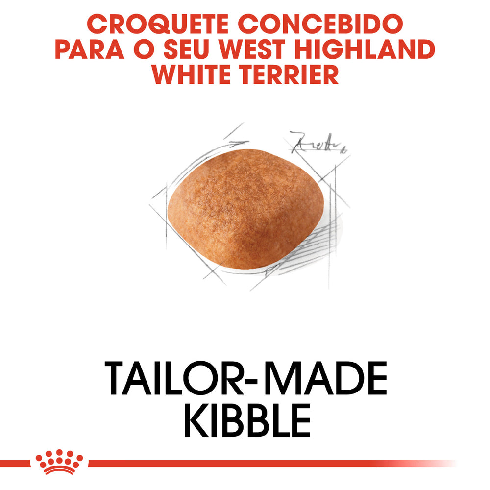 Royal Canin Cão West Highland White Terrier Adulto Aves - Ração seca para cão