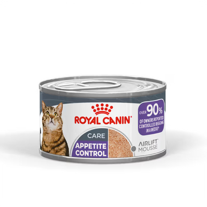 Royal Canin Care Appetite Control Adult Cat Airlift Mousse - Wet cat food for weight control