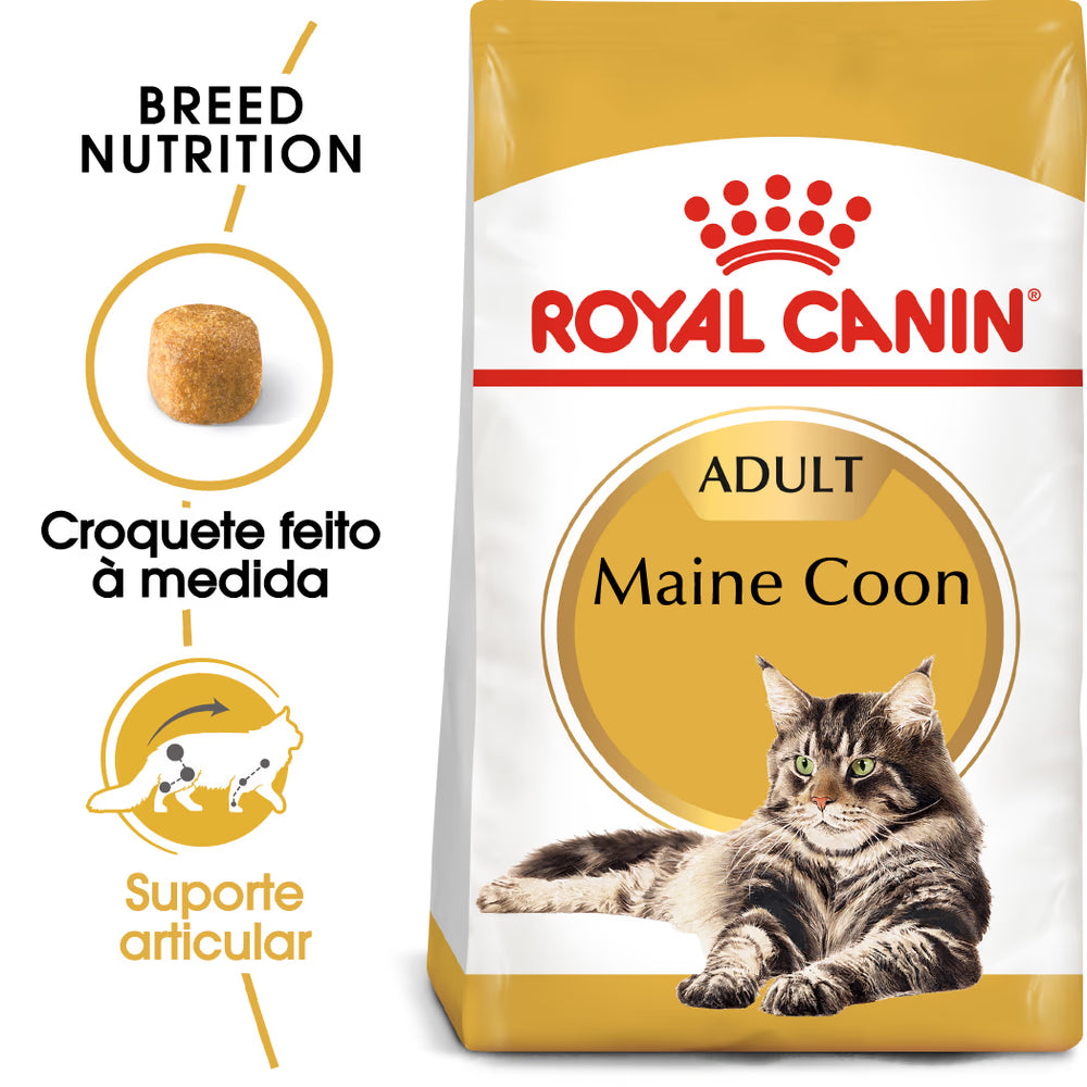 Royal Canin Cat Maine Coon Adult Poultry - Dry cat food for urinary health and joint support