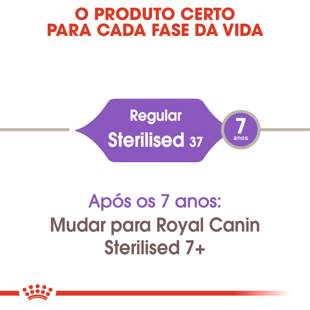 Royal Canin Gato Sterilised 37 Aves - Ração seca para gato esterilizado