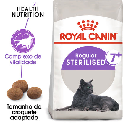 Royal Canin Gato Sterilised 7+ Aves - Ração seca para gato esterilizado