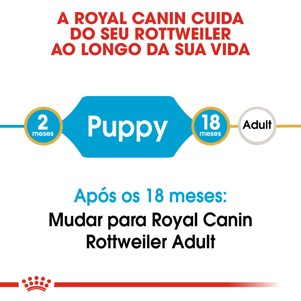 Royal Canin Rottweiler Cachorro Cão Aves de capoeira - Ração seca para cão