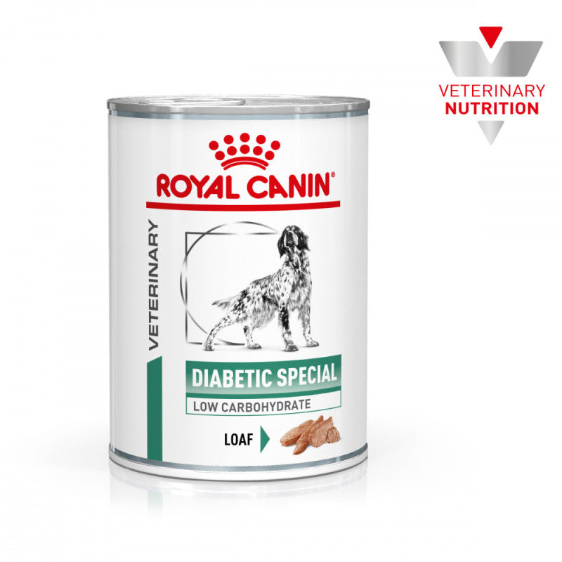 Royal Canin VET Diabetic Special - Alimento en paté para perro adulto con diabetes 410 g
