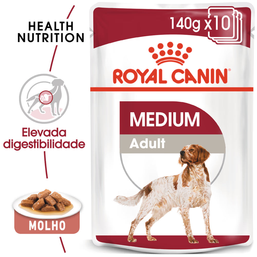 Royal Canin Adulto Médio Pouch Caixa