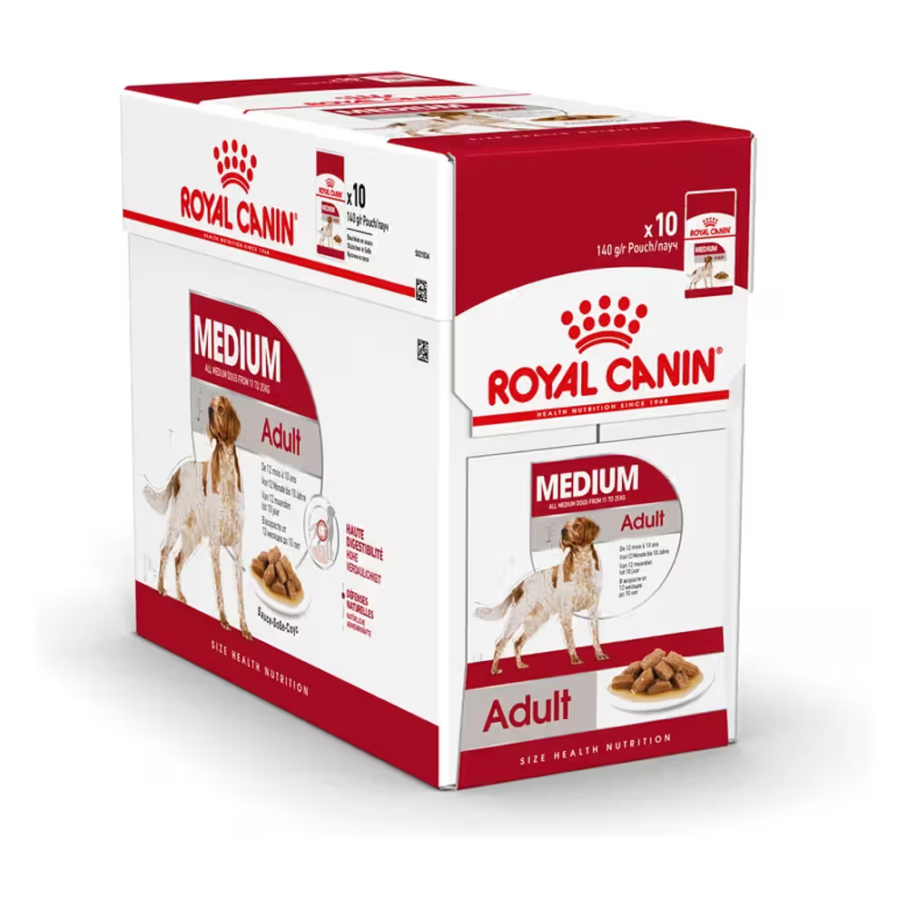 Royal Canin Adulto Médio Pouch Caixa