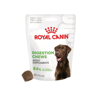 Biscoitos para cão Royal Canin Dog Digestion Chews Adult Supplements | 160 g