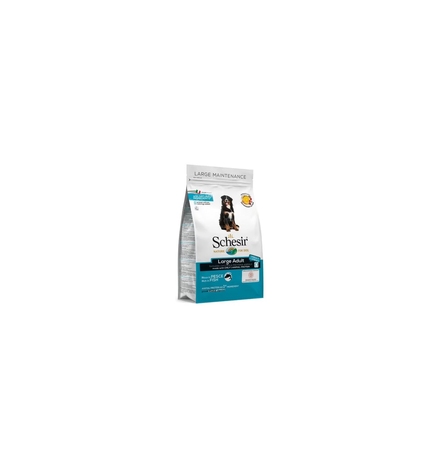 Schesir Dog Adult Large Dry Fish 12Kg