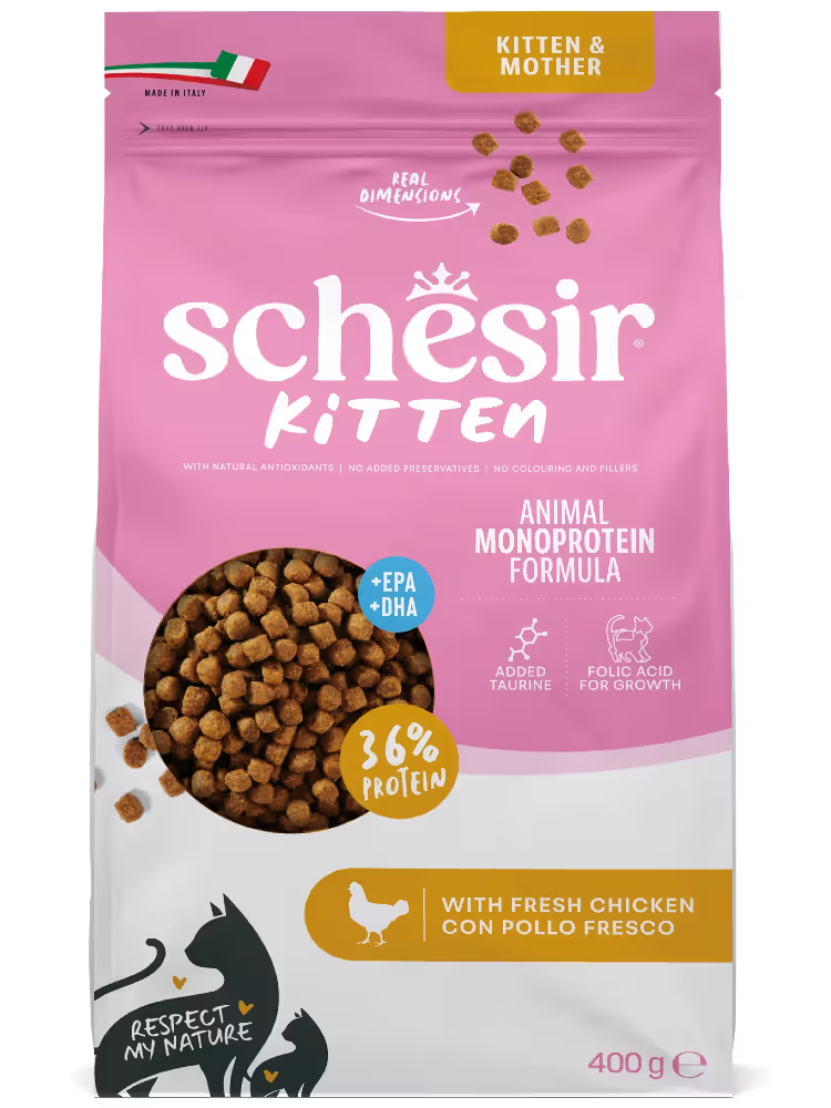Schesir Monoprotein Formula Gato Gatito Pollo - Pienso seco para gato