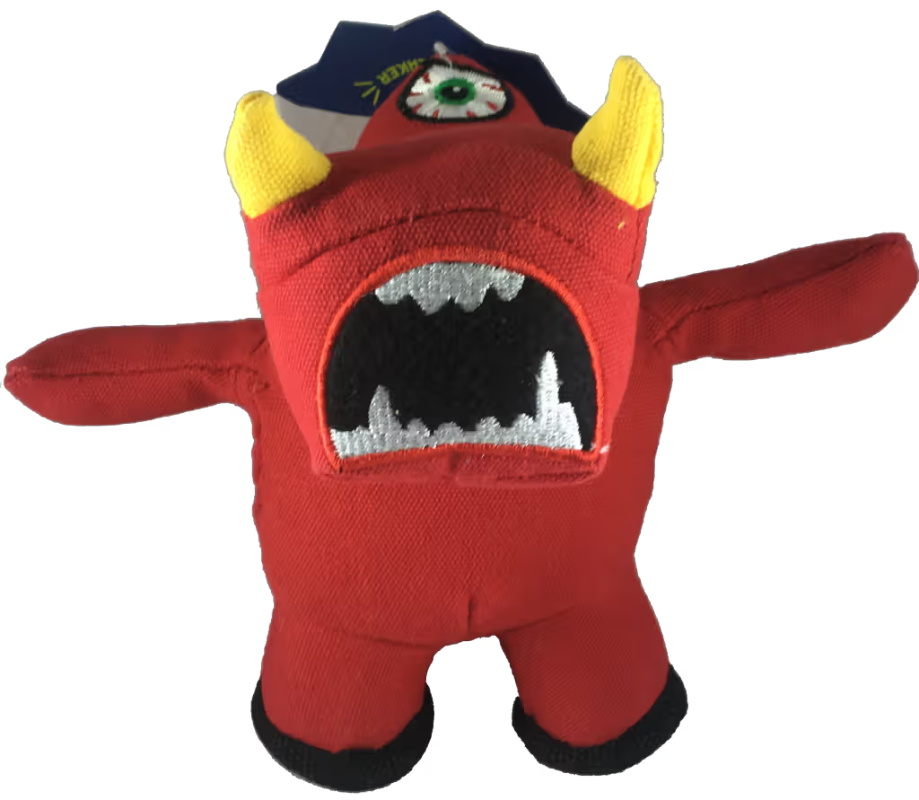 Playfield Monster Gang Monster Plush Red - Juguete para perro