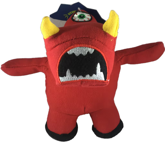 Playfield Monster Gang Monster Plush Red - Juguete para perro