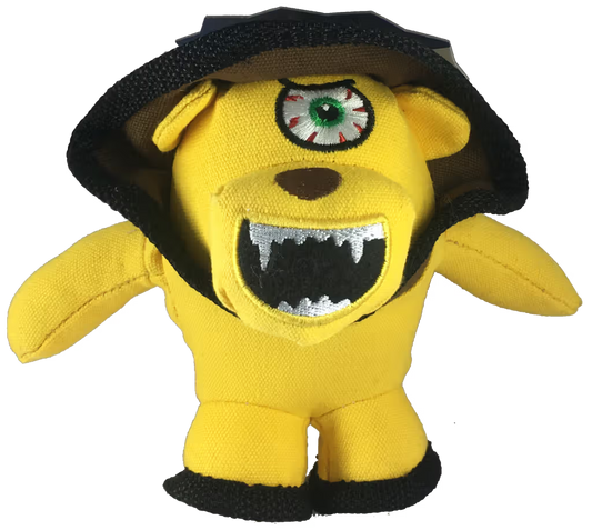 Playfield Monster Gang Monster Plush Yellow - Juguete para perro
