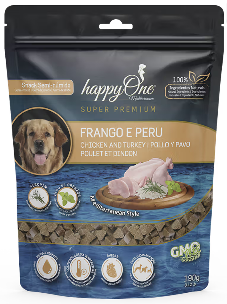 happyOne Mediterraneum Chicken and Turkey Snacks for Dogs