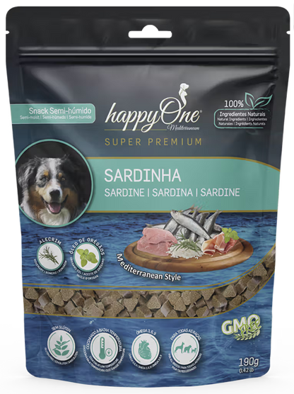 happyOne Mediterraneum Sardine Snacks for Dogs