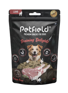 Petfield Premium Pet Food Training Delights Perro Cordero Grain-Free - Snack para perro
