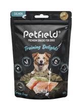 Petfield Premium Pet Food Training Delights Perro Grain-Free Salmón - Snack para perro