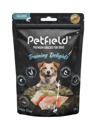 Petfield Premium Pet Food Training Delights Perro Grain-Free Salmón - Snack para perro