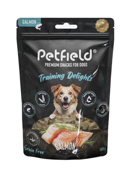 Petfield Premium Pet Food Training Delights Perro Grain-Free Salmón - Snack para perro