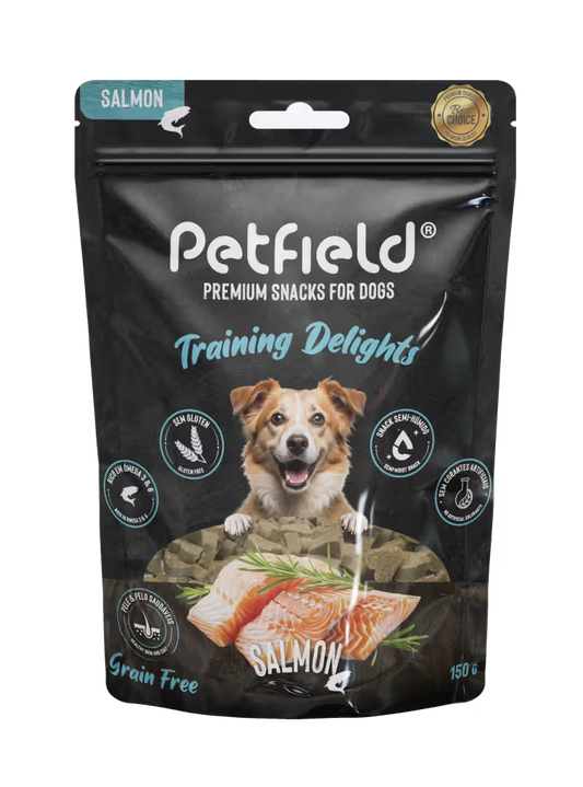 Petfield Premium Pet Food Training Delights Cão Grain-Free Salmão - Snack para cão