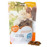 Duvo Plus Crunchy Snacks Puff Cat Fish - Cat snack