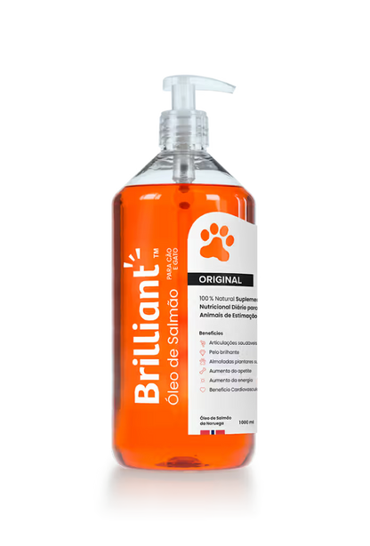 HBC Brilliant Salmon Oil Cão e Gato Salmão - Snack para cão e gato