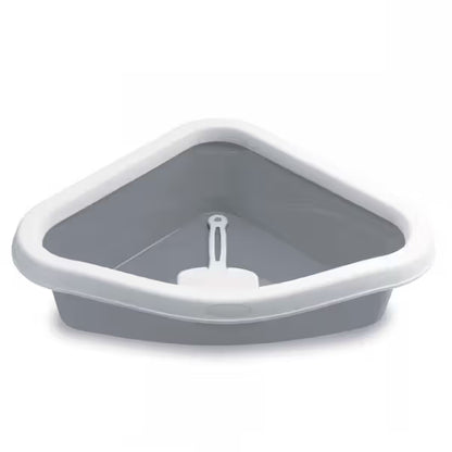 Stefanplast Sprint Corner - Bandeja de canto para gatos