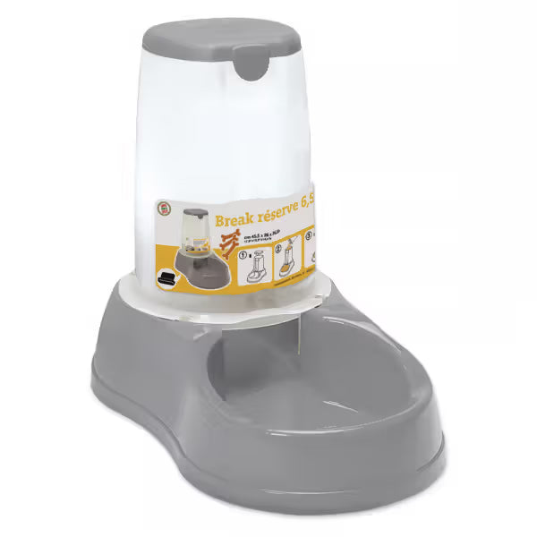 Stefanplast Break Reserve Cinzento - Dispenser feeder for dogs and cats