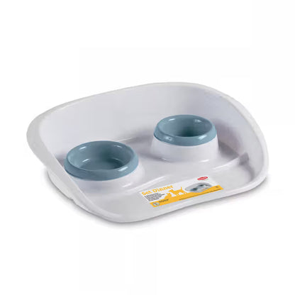 Stefanplast Plastic Double Feeding Bowl