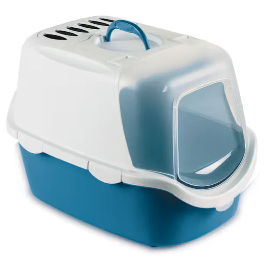 Stefanplast Cathy Easy Clean - Arenero cubierto para gatos