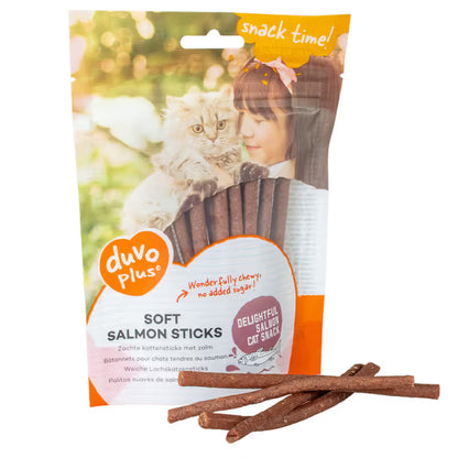 Duvo Plus Soft Sticks Cat Salmon - Cat snack