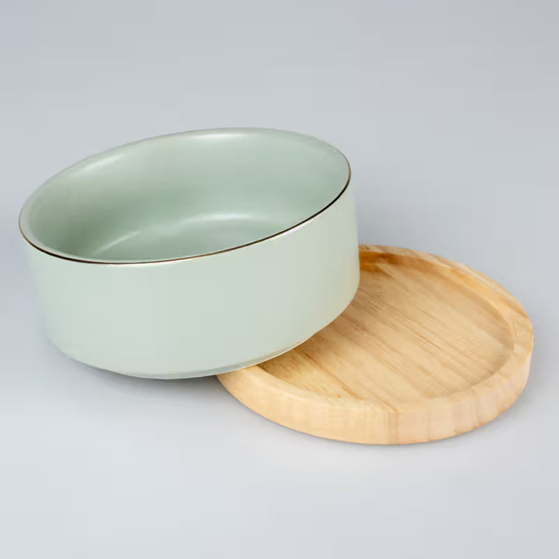 Duvo Plus Stone Timber - Food bowl for dogs and cats
