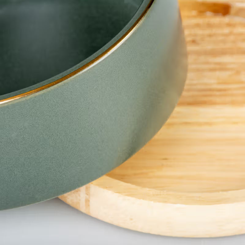 Duvo Plus Stone Timber - Food bowl for dogs and cats