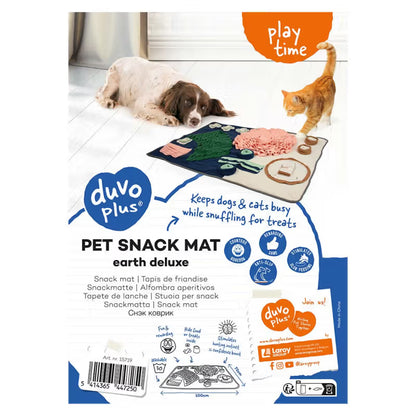 Duvo Plus Tapete de Farejar Earth Deluxe - Alfombra olfativa para perro