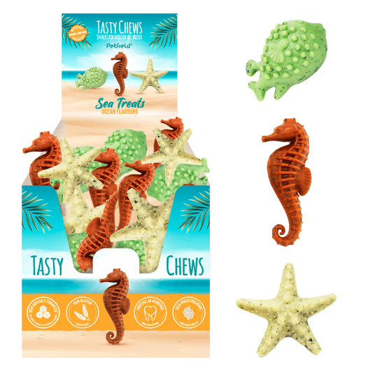 Petfield Premium Pet Food Tasty Chew Sea Treats Cão Algas Marinhas Grain-Free - Snack para cão