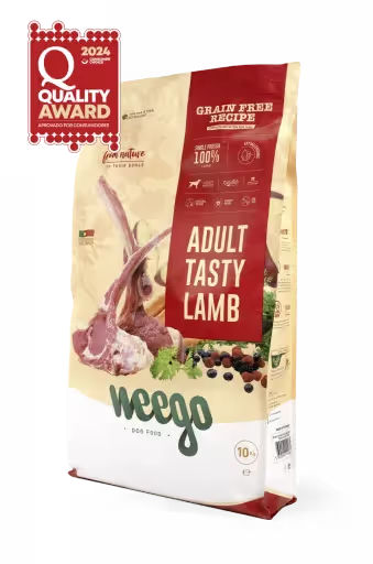 OFERTA 2kg: Weego Dog Grain Free Food Grain Free Adult Tasty Lamb 10 KG + Embalagem 2kg Grátis