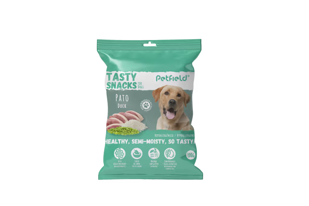 Petfield Premium Pet Food Tasty Snacks Perro Pato - Snack para perro
