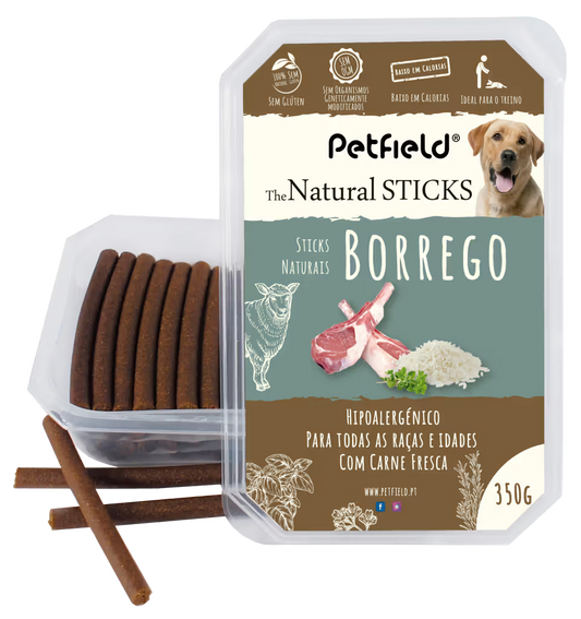 Petfield Premium Pet Food The Natural Sticks Cão Borrego - Snack para cão