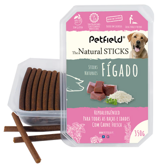 Petfield Premium Pet Food The Natural Sticks® Perro Hígado - Snack para perro
