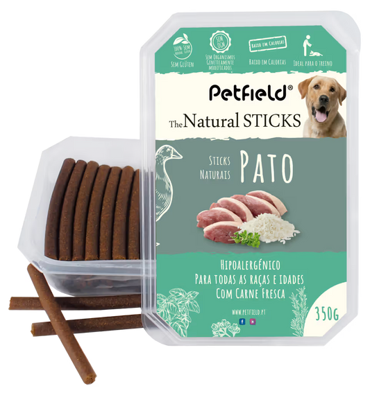 Petfield Premium Pet Food The Natural Sticks® Cão Pato - Snack para cão
