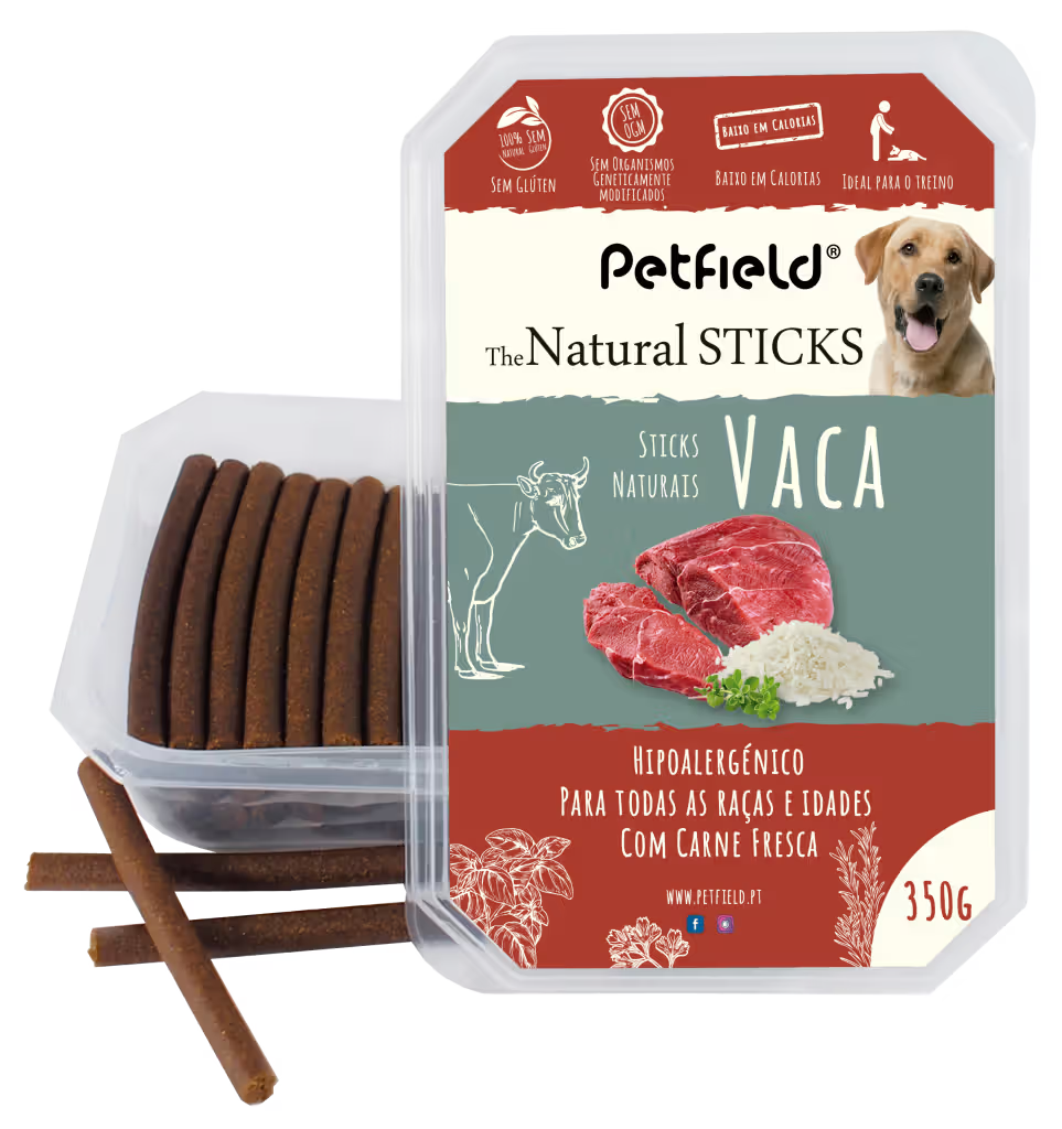 Petfield Premium Pet Food The Natural Sticks Perro Vaca - Snack para perro