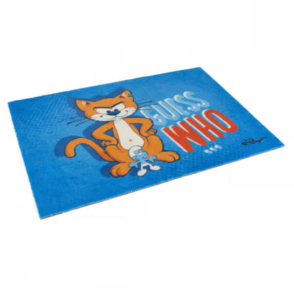 Duvo Plus The Smurfs - Alfombra de interior para gato